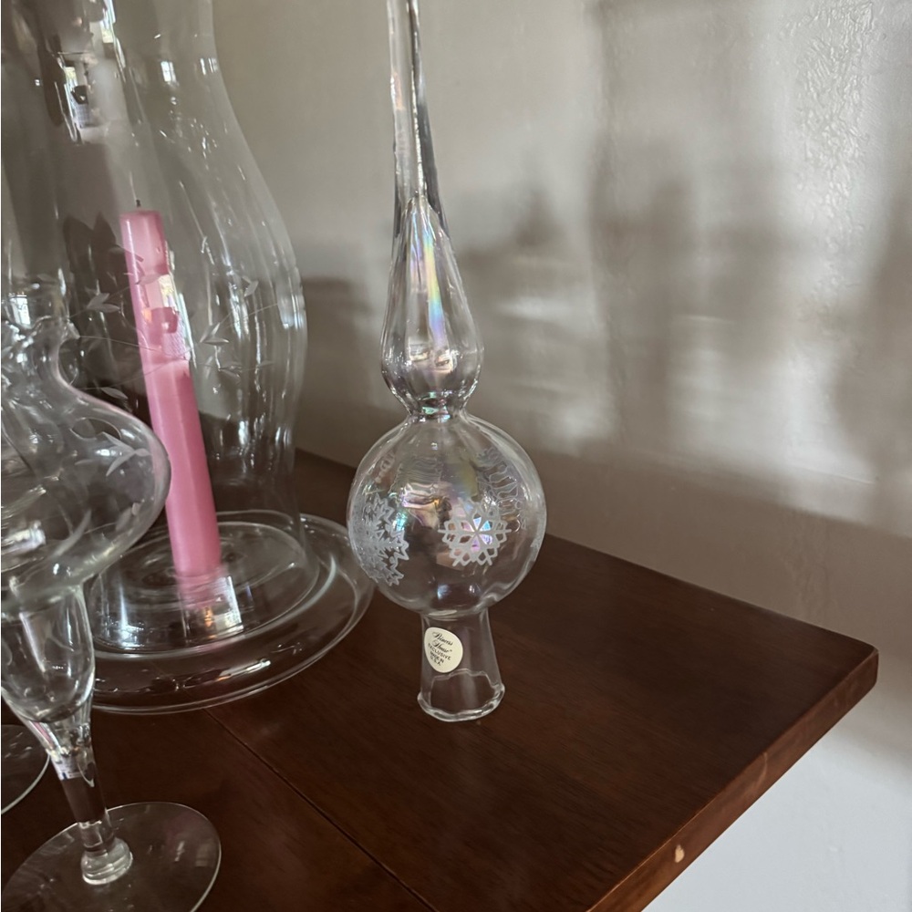 Princess House, Crystal Tree Topper - Elegant Crystal Tree Topper